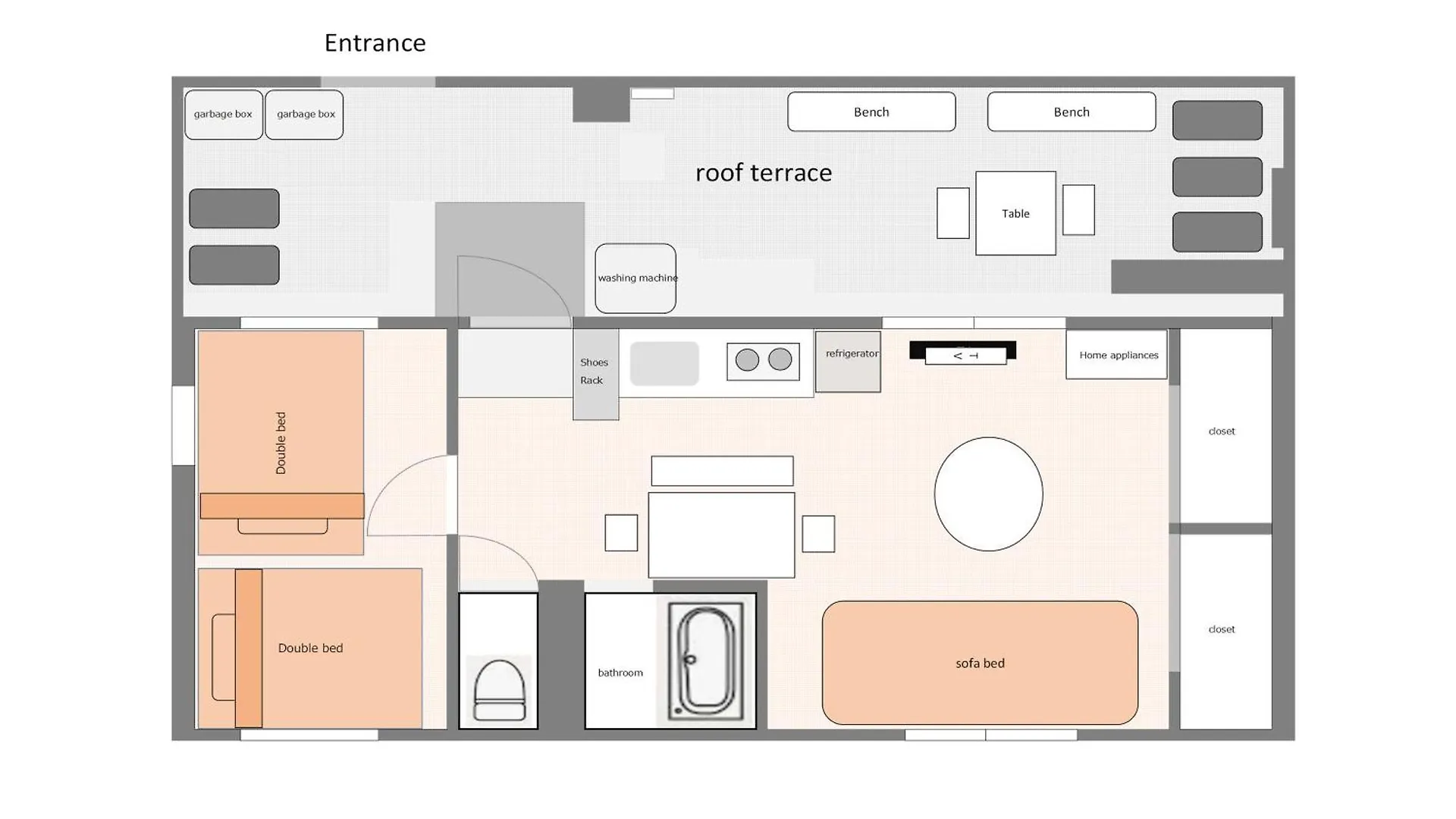 V.Close To Nishi-Shinjuku/Frwif/ Roof Top Terrace Tokyo